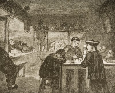 A Chinese Opium den in San Francisco during the 1870s by Reverend Samuel Manning